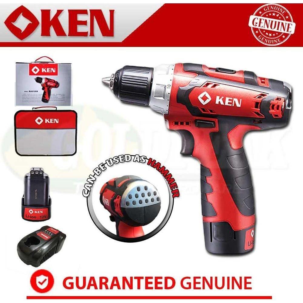 Ken BL6212CB 12V Cordless Drill - Driver - Goldpeak Tools PH Ken Ken BL6212CB 12V Cordless Drill - Driver - Goldpeak Tools PH Ken